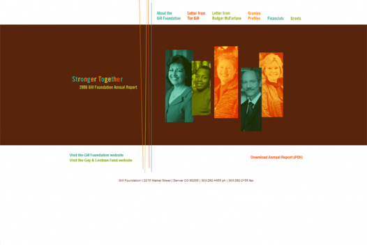 Gill Foundation Annual Report 2006